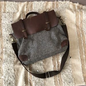 Leather Messenger Bag